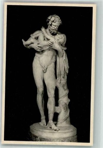 München Silen mit Dionysoskind in der Glyptothek Antike Verlag Ackermann Nr. 2210