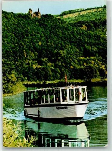 Rothestein Fahrgastschiff Rothestein auf der Werra unterhalb des Schlosses