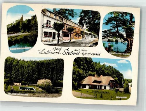 Steimel Burg Reichenstein Schwimmbad Gasthaus Luisenhof Hauptstrasse