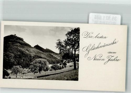 Annweiler Die drei Burgberge mit Burg Trifels Neujahr