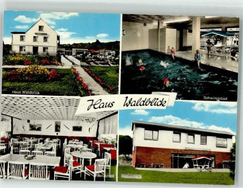 Schönbach Gasthaus Pension Haus Waldblick Schwimmbad