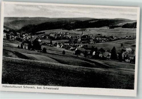 Schonach mit Kirche St. Urban
