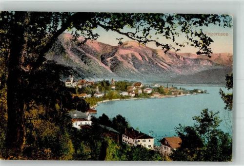 Tegernsee mit der Kath. Kirche Maria Himmelfahrt Verlag Hugo Radeck Nr. 6002