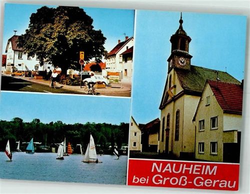 Nauheim Friedrich-Ebert-Platz Hegbachsee Ev. Kirche