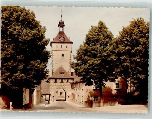 Uffenheim Ansbacher Tor Foto Original aus Archiv eines Ansichtskartenverlags Ort handschriftlich