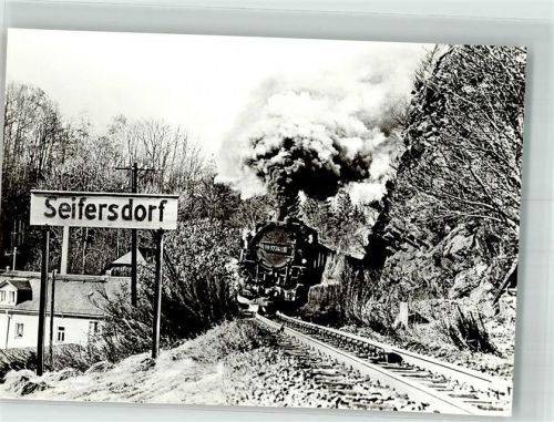 Seifersdorf Eisenbahn Dampflokomotive Schmalspurbahn Chronik