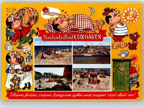 27472 W2190 Cuxhaven - Strandleben, Ortspartie