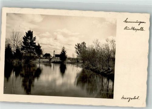 Memmingen 1930 Kirche Riedkapelle Foto Zobel