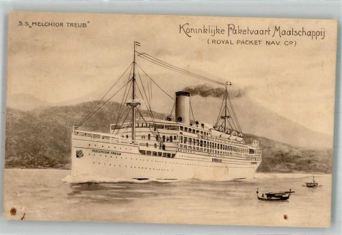 S.S. Melchior Treub Royal Packet Nav. Co