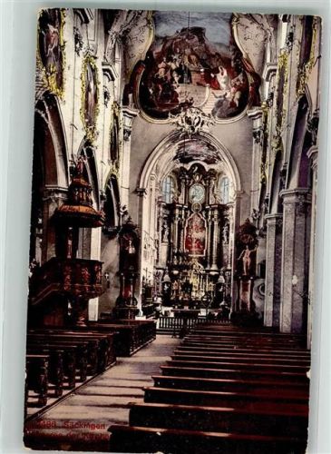 Bad Säckingen Inneres des St. Fridolin Münsters Edition Photoglob 2486