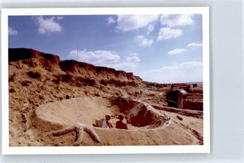 Föhr Goting Kliff , Strandburg , Fotoabzug