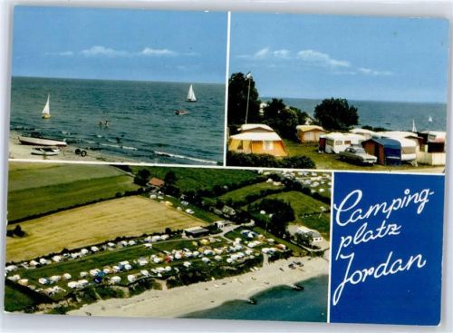 24369 W2336 Strandbek - Campingplatz Jordan, Fliegeraufnahme