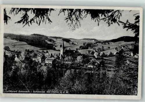 Schonach mit Kirche St. Urban Fotograf Schmieder