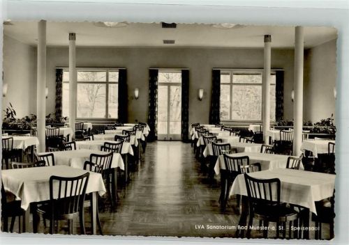 Bad Münster-Ebernburg LVA Sanatorium Speisesaal