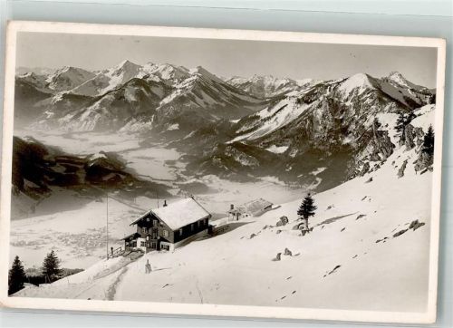 Hochgernhaus 1955 winter Notopfermarke Berlin
