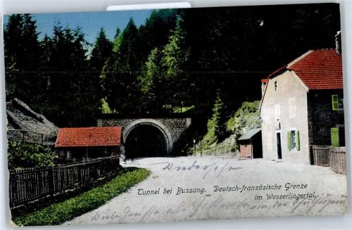 Bussang Tunnel, Deutsch-französische Grenze