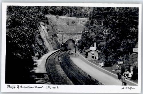 Oberhof Brandleitetunnel, Bahnhof