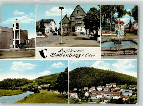 Battenberg Hänsel u. Gretel Brunnen Oldtimer Kirche