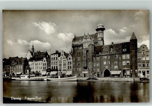 Danzig Frauentor Dampfschiffe