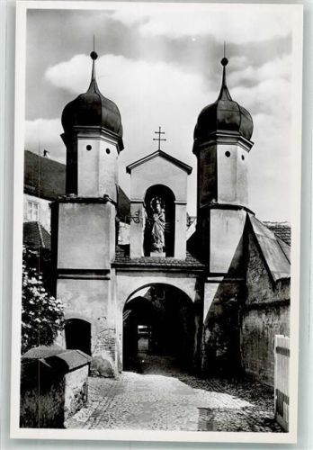 Dillingen Westeingang zum Schloss