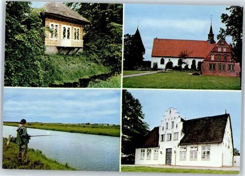 25840 W2254 Koldenbüttel - Kirche , Angler