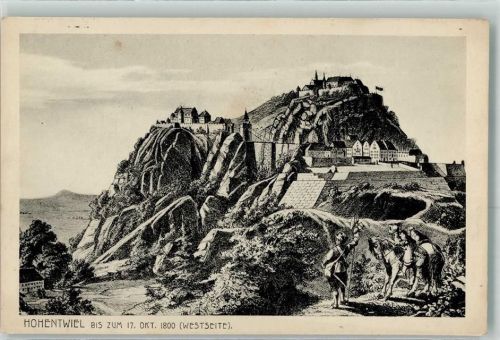 Hohentwiel Die Festung im Jahre 1800