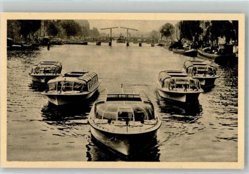 Amsterdam Motorboot Grachten Rundfahrt