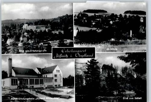 Jößnitz FDGB-Erholungsheim Richard Mildenstrey, Blick zum Schloß