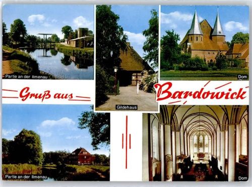 Bardowick Partie an der Ilmenau, Dom, Gildehaus