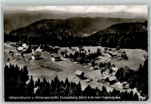 Zwieselberg 1959 Fliegeraufnahme Sting Gasthaus Auerhahn