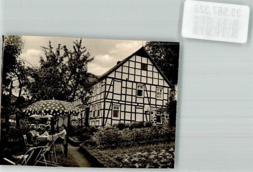 Altenhellefeld Gasthaus Pension Alte Post Ort handschriftlich