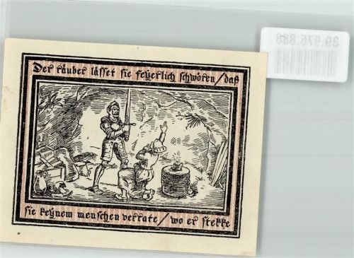 Pritzwalk 1922 Stadthauptkasse Platzanweisung über 1.00 Mark