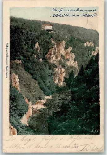 Albbruck 1901 Gasthaus Hohenfels