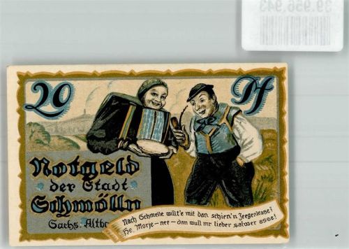 Schmölln 20 Pf. Ausgabe 1921