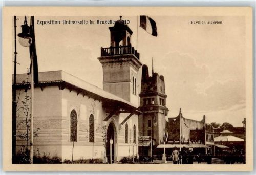 Brüssel Ereignis, Weltausstellung, 1910, Pavillon algérien
