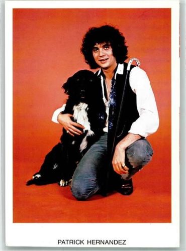 Patrick Hernandez mit Hund