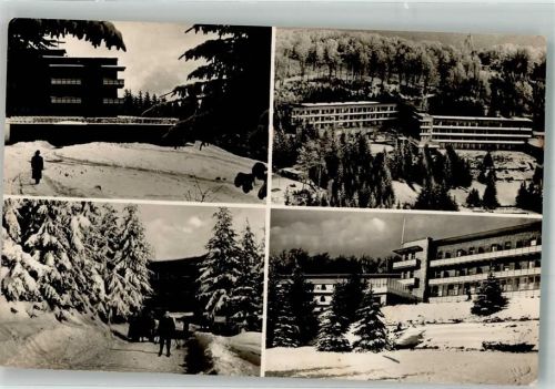 Gyöngyös 1962 Winter Hotel Kékes