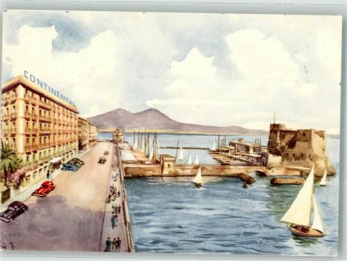 Napoli Hotel Continental Hafen