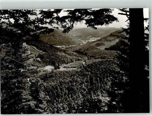 Loffenau Blick v. Großen Loch ins Albtal
