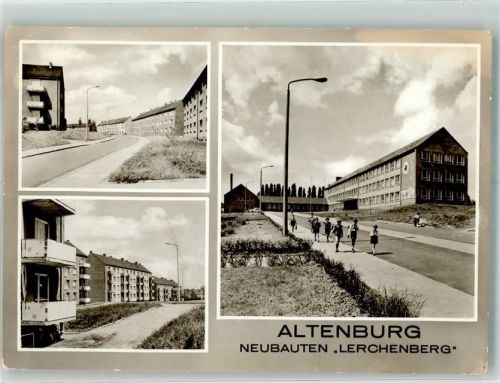 Altenburg 1968 Lerchenberg Neubauten