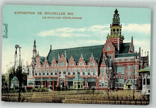 Amsterdam 1910 Ausstellung Brüssel 1910 Pavillon Niederlande