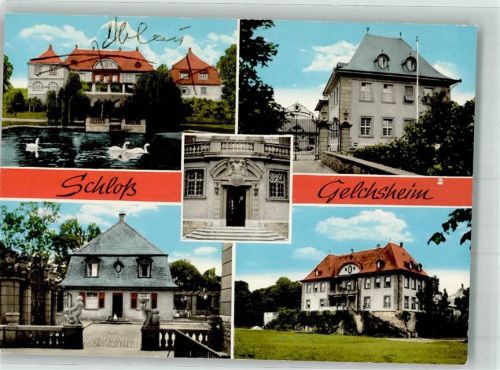 Gelchsheim Schloss Schwäne