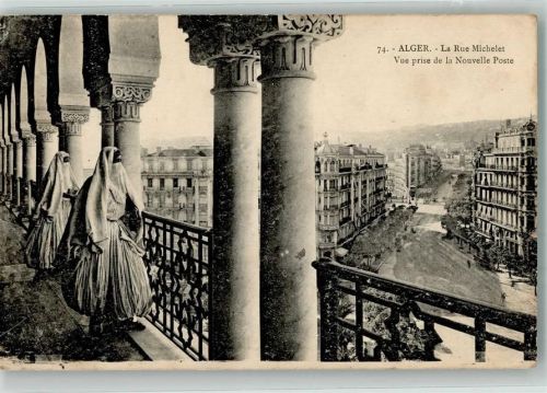 Alger 1925 Tracht la rue Michelet