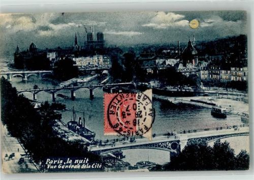 Paris 1907 Briefmarke Bildseite