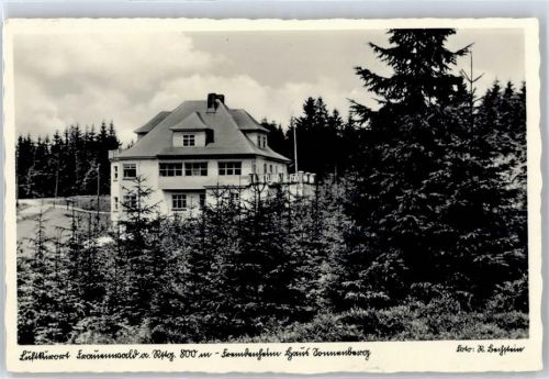 98711 O6315 Schmiedefeld am Rennsteig - Fremdenheim Haus Sonnenberg