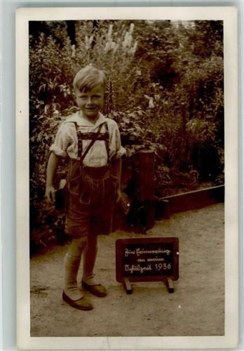 Kind Schultafel 1936