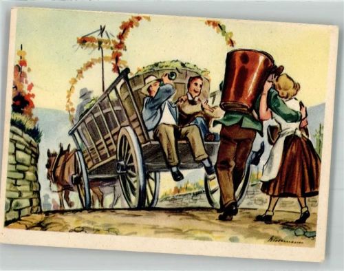 Auf zum Winzerfest Tiergespann