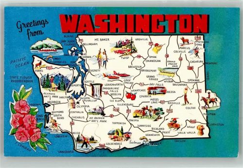 Seattle Landkarte Washington