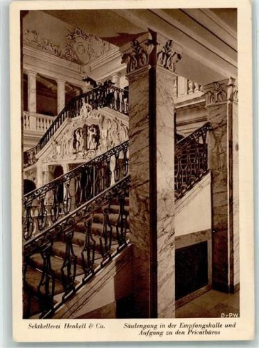 Wiesbaden Werbung Henkell & Co Empfangshalle