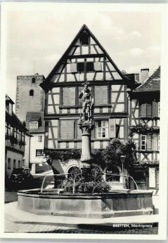 Bretten Marktplatz, Brunnen